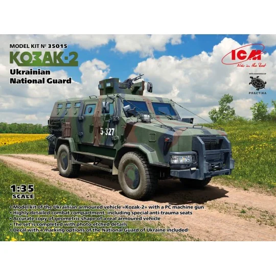 Kozak-2 Ukrainian National Guard, 1/35 - ICM 35015 Kozak-2 Ukrainian National Guard, 1/35 - ICM 35015