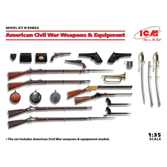 American Civil War Weapons & Equipment - ICM 35022