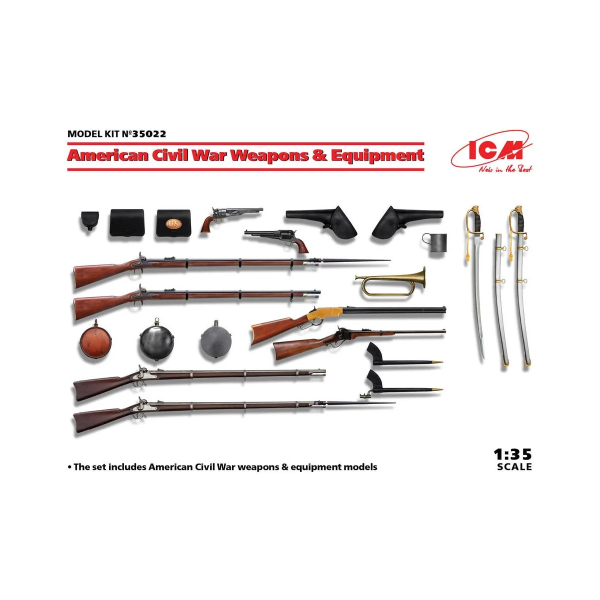 American Civil War Weapons & Equipment - ICM 35022