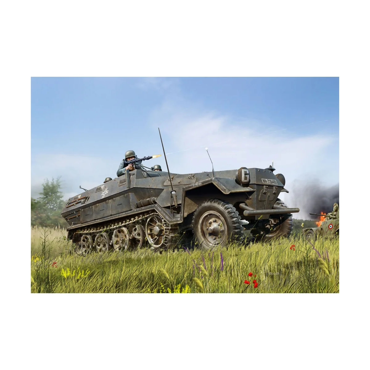 Sd.Kfz.251/1 Ausf.A WWII German Armoured Personnel Carrier, 1/35 - ...