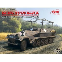 Sd.Kfz.251/6 Ausf.A,WWII German Armoured Command Vehicle - ICM 35102