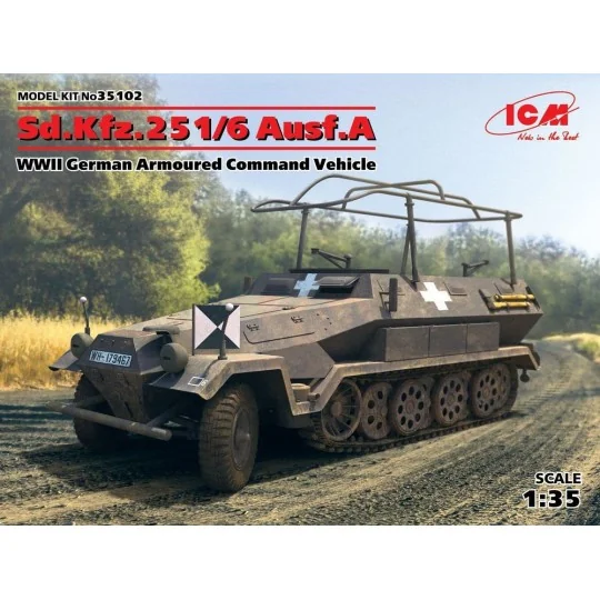 Sd.Kfz.251/6 Ausf.A,WWII German Armoured Command Vehicle - ICM 35102