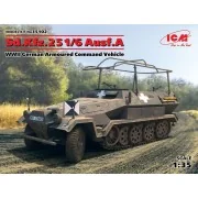 Sd.Kfz.251/6 Ausf.A, WWII German Armoured Command Vehicle, 1/35 - I... Sd.Kfz.251/6 Ausf.A, WWII German Armoured Command Vehicle, 1/35 - I...