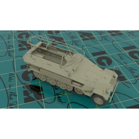 Sd.Kfz.251/6 Ausf.A with Crew, Limited, 1/35 - ICM 35104
