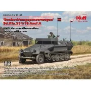 'Beobachtungspanzerwagen' Sd.Kfz.251/18 Ausf.A, WWII German Observa...