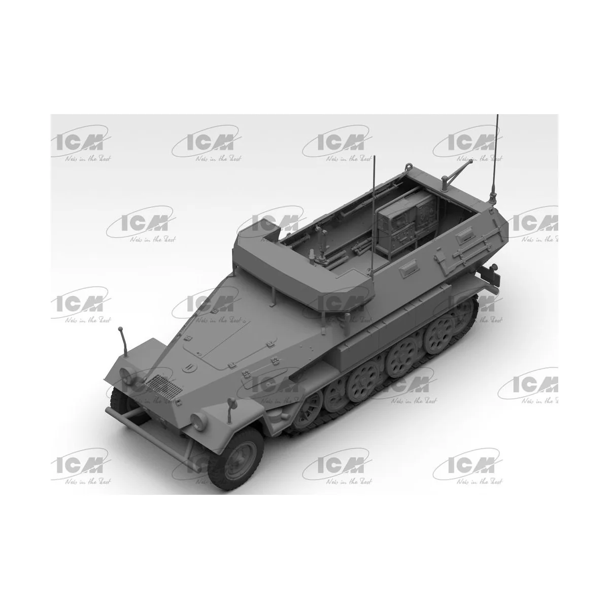 'Beobachtungspanzerwagen' Sd.Kfz.251/18 Ausf.A, WWII German Observa...