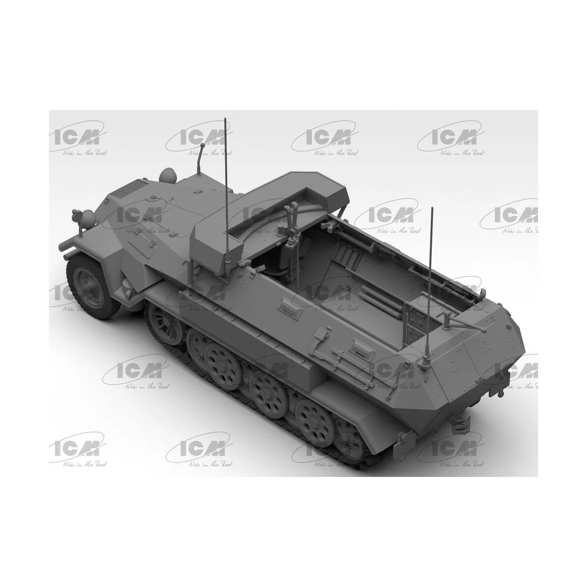 'Beobachtungspanzerwagen' Sd.Kfz.251/18 Ausf.A, WWII German Observa...