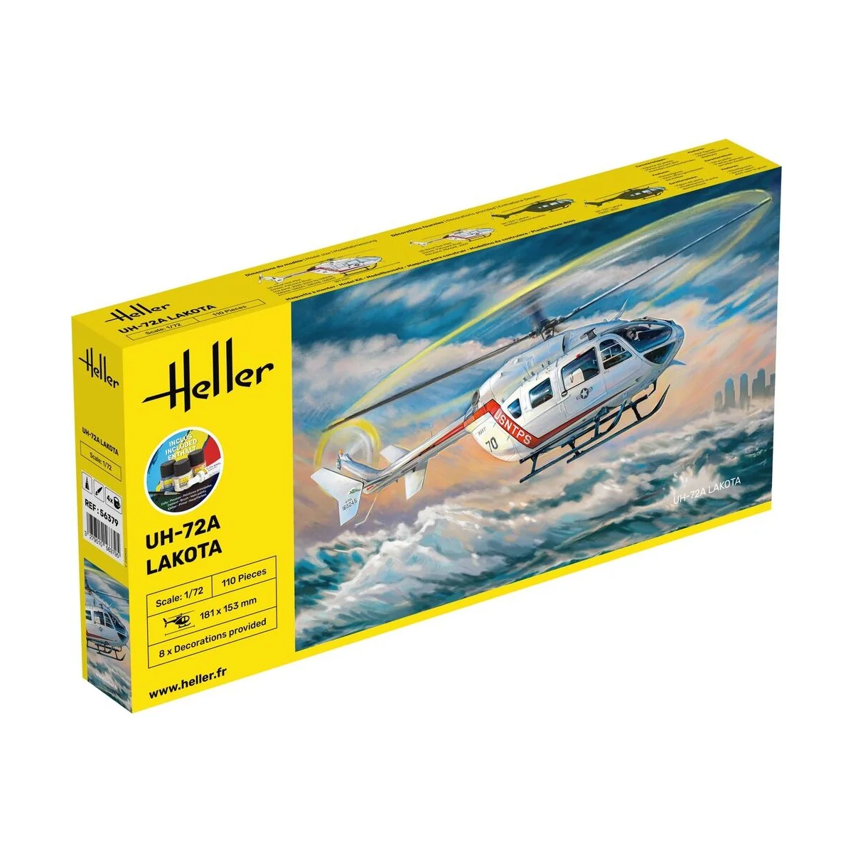 STARTER KIT UH-72A Lakota, 1/72 - Heller 56379 STARTER KIT UH-72A Lakota, 1/72 - Heller 56379