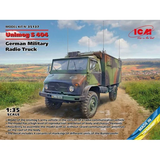 Unimog S 404, German Military Radio Truck - ICM 35137