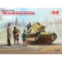 FCM 36 with French Tank Crew, 1/35 - ICM 35338