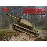10.5cm leFH 16(Sf)auf Geschutzwagen FCM36(f),WWII German self-prope...