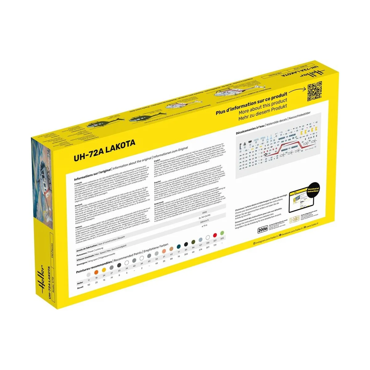 STARTER KIT UH-72A Lakota - Heller 56379