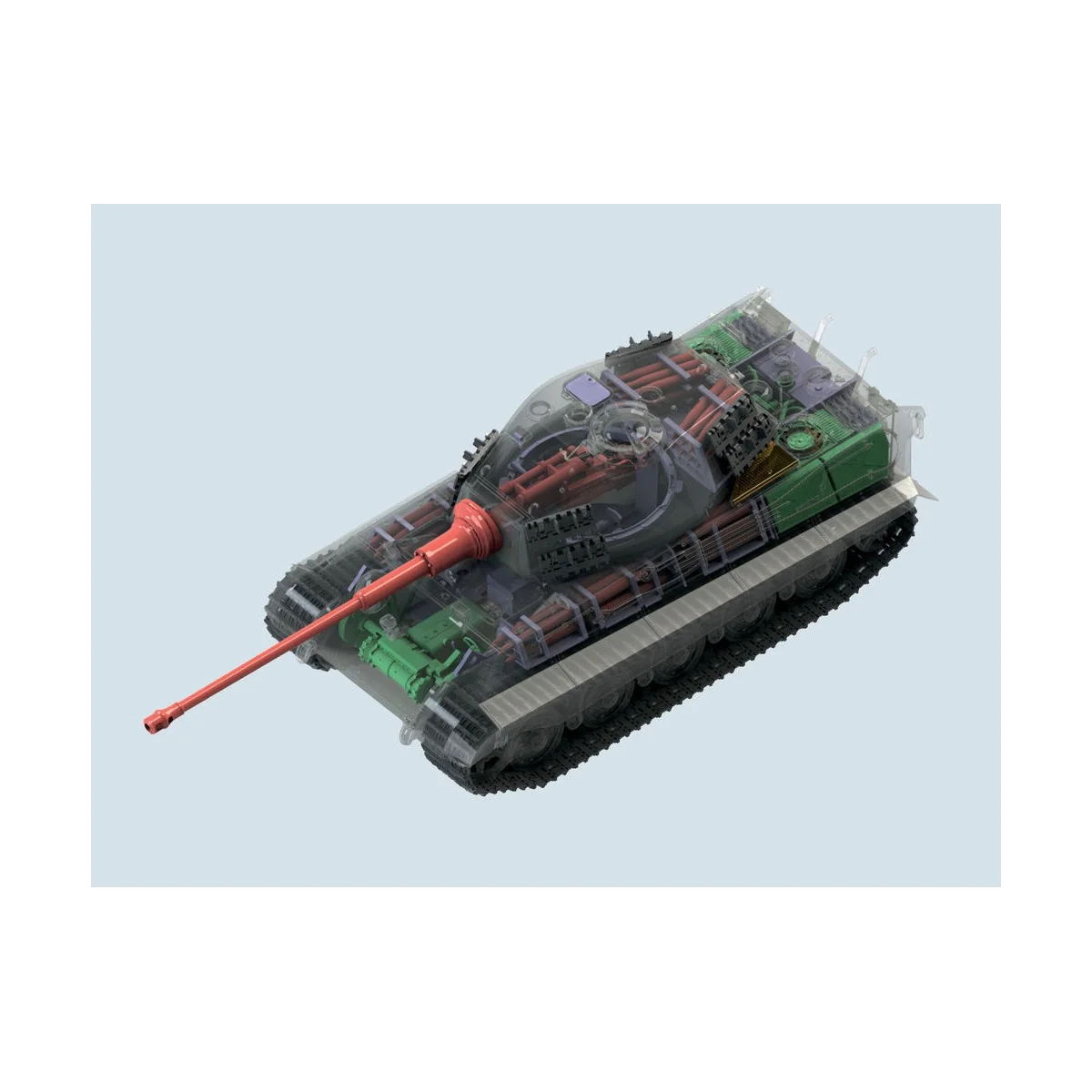 Pz.Kpfw. VI Ausf.B King Tiger late productioen with full interior -...