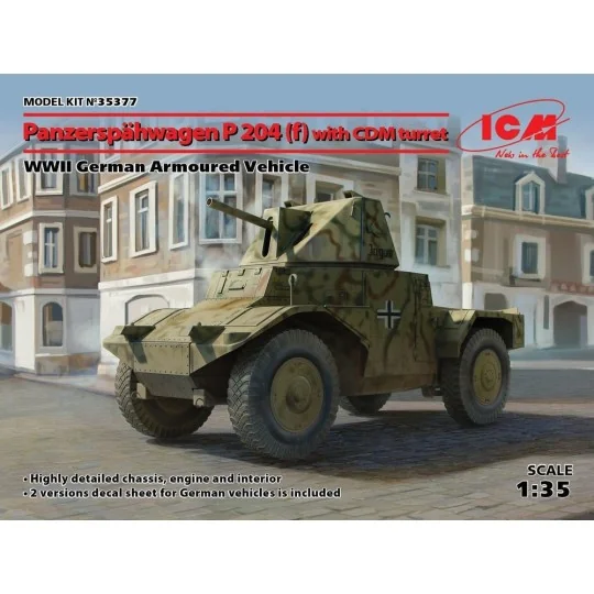 Panzerspähwagen P 204(f)with CDM turret, WWII German Armoured Vehic... Panzerspähwagen P 204(f)with CDM turret, WWII German Armoured Vehic...
