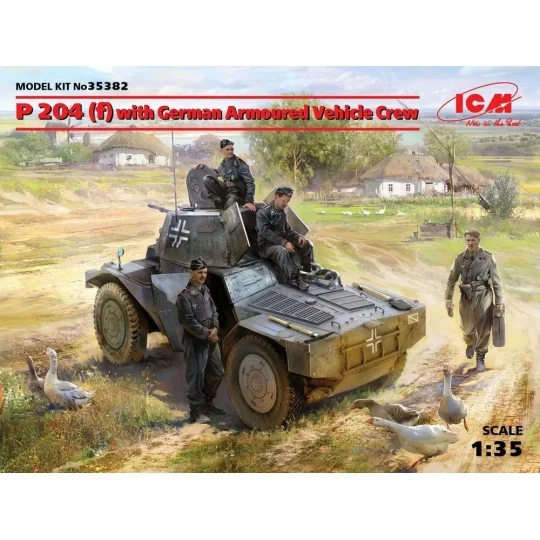 P 204(f)with German Armoured VehicleCrew, 1/35 - ICM 35382