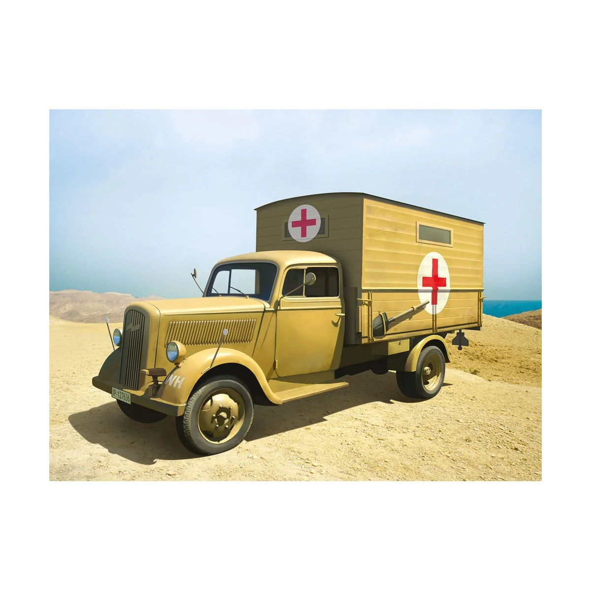 Typ 2, 5-32 with Shelter, 1/35 - ICM 35402