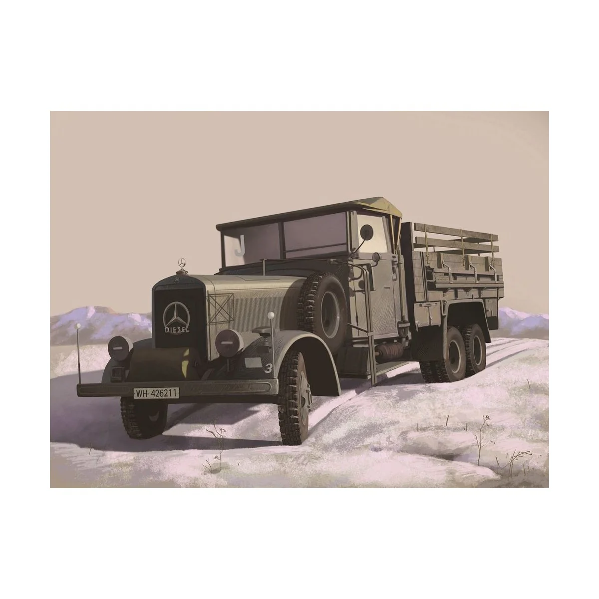 Typ LG3000, WWII German Army Truck, 1/35 - ICM 35405 Typ LG3000, WWII German Army Truck, 1/35 - ICM 35405