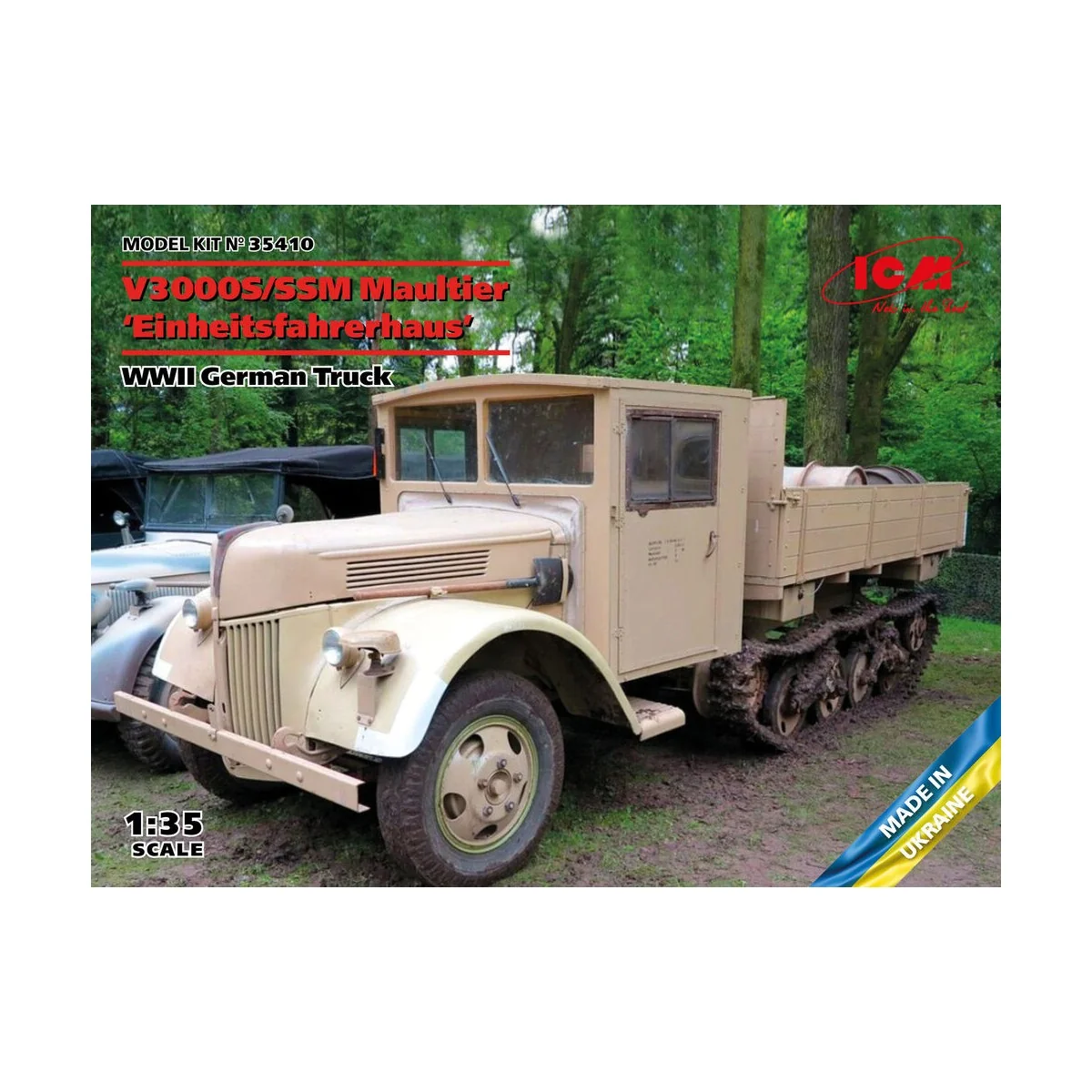 V3000S/SSM Maultier Einheitsfahrerhaus, WWII German Truck, 1/35 - I... V3000S/SSM Maultier Einheitsfahrerhaus, WWII German Truck, 1/35 - I...