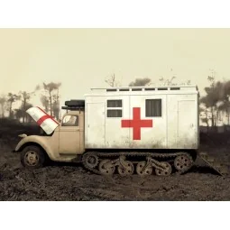 V3000S/SS m Maultier with Shelter, WWII German Truck, 1/35 - ICM 35414