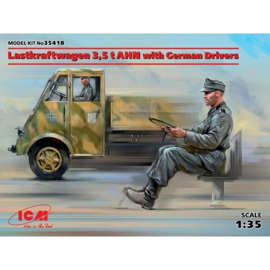 Lastkraftwagen 3, 5t AHN w.German Drivers Limited, 1/35 - ICM 35418
