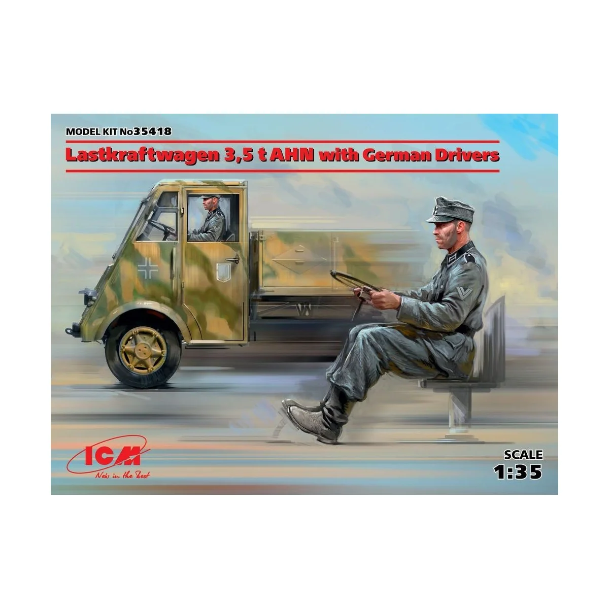 Lastkraftwagen 3,5t AHN w.German Drivers Limited - ICM 35418