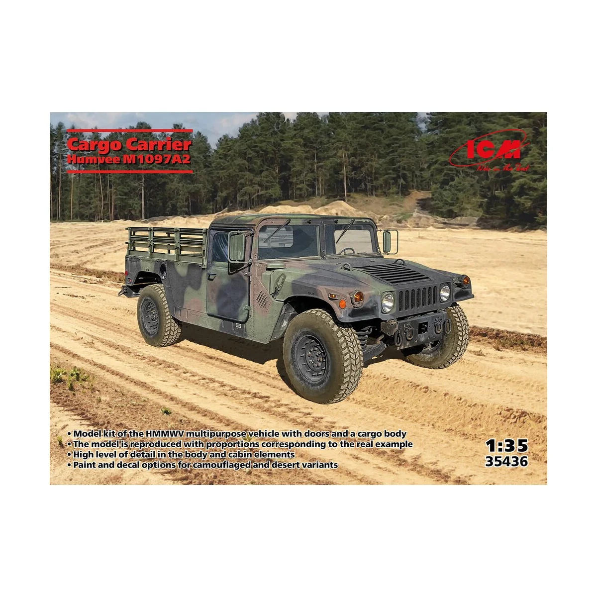 Humvee M1097A2 Cargo Carrier - ICM 35436