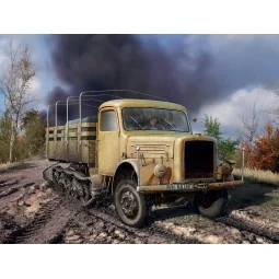 KHD S3000/SS M Maultier WWII German Semi-Tracked Truck - ICM 35453