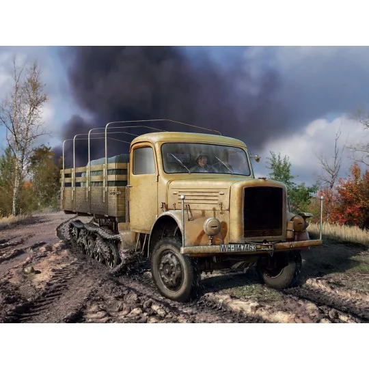 KHD S3000/SS M Maultier WWII German Semi-Tracked Truck - ICM 35453