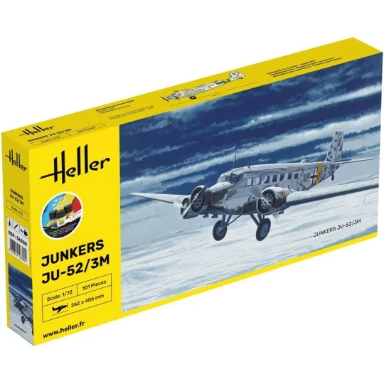 STARTER KIT Ju-52/3m, 1/72 - Heller 56380