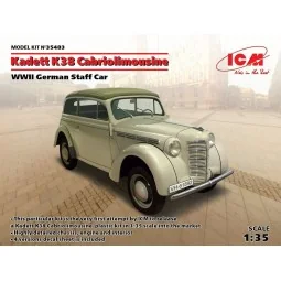 Kadett K38 Cabriolimousine,WWII German Staff Car - ICM 35483