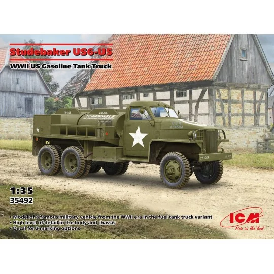 Studebaker US6-U5, WWII US Gasoline Tank Truck - ICM 35492