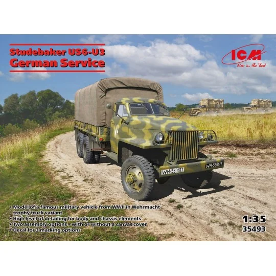 Studebaker US6-U3 in German Service, 1/35 - ICM 35493 Studebaker US6-U3 in German Service, 1/35 - ICM 35493