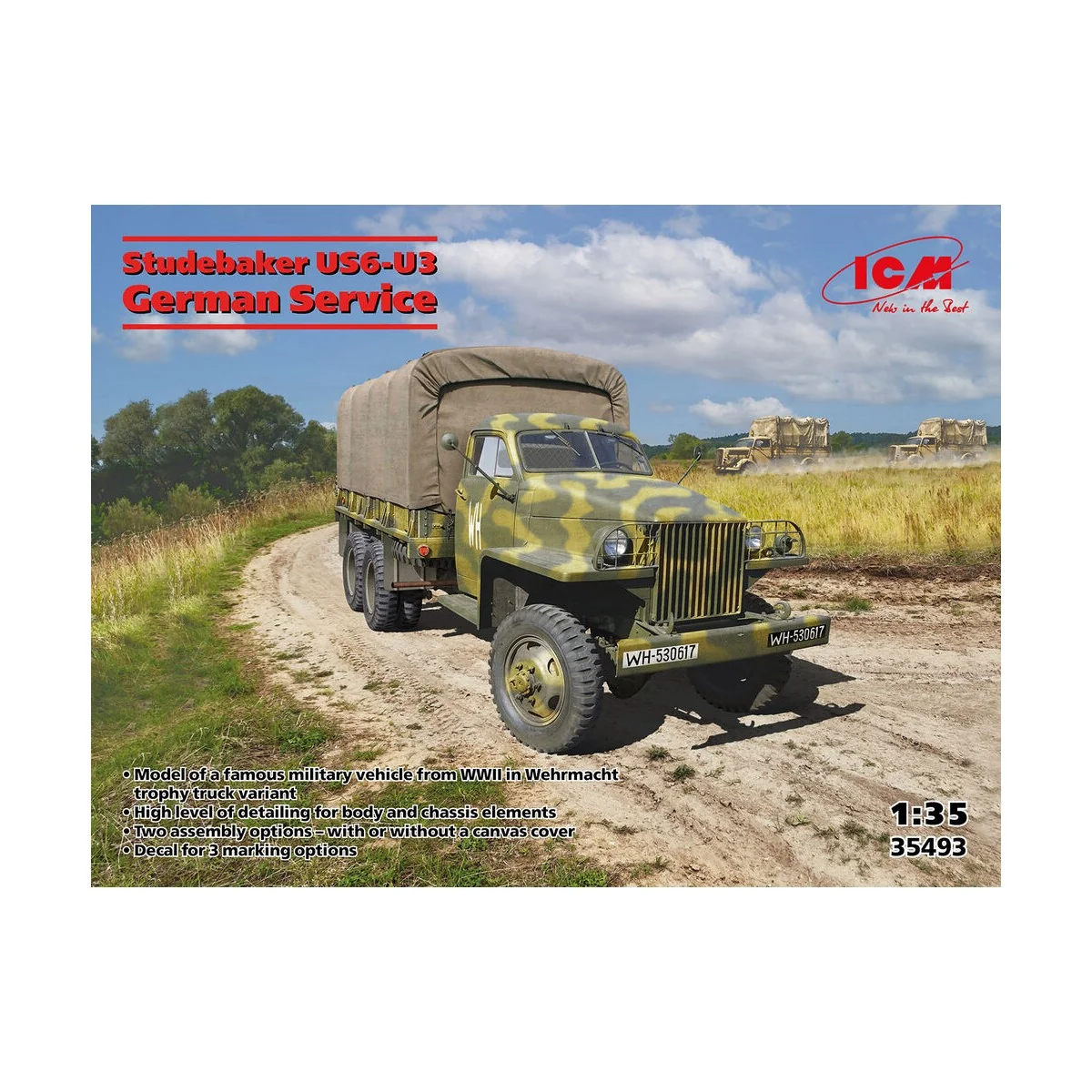 Studebaker US6-U3 in German Service, 1/35 - ICM 35493 Studebaker US6-U3 in German Service, 1/35 - ICM 35493