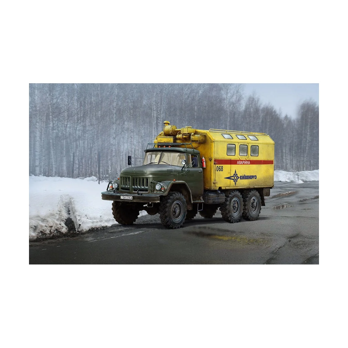 ZiL-131 Emergency Truck, Soviet Vehicle, 1/35 - ICM 35518 ZiL-131 Emergency Truck, Soviet Vehicle, 1/35 - ICM 35518