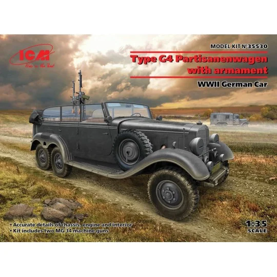 G4 with armament, WWII German Car - ICM 35530