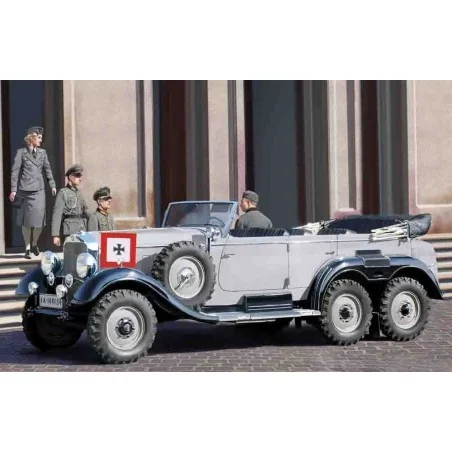 G4 (1939), German Car With Passengers, 1/35 - ICM 35531
