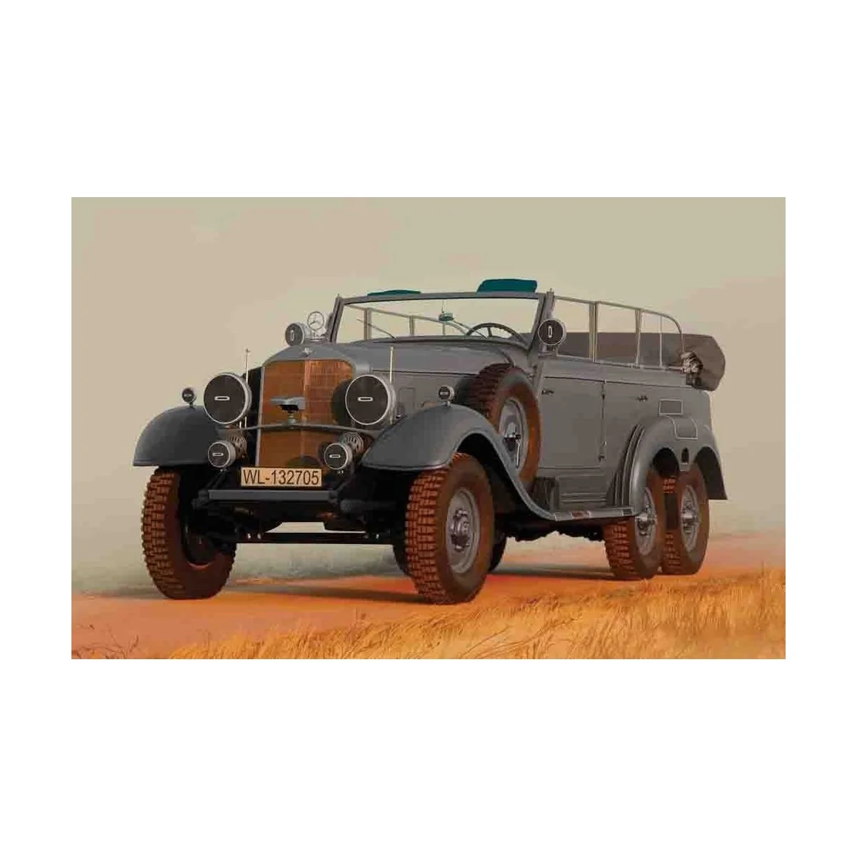 Typ G4 (Kfz.21), WWII German Staff Car, 1/35 - ICM 35538 Typ G4 (Kfz.21), WWII German Staff Car, 1/35 - ICM 35538