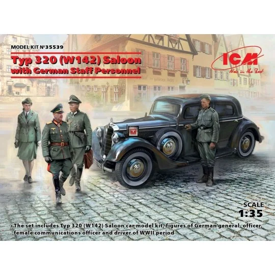 Typ 320 (W142) Saloon with German Staff Personnel, Limited, 1/35 - ...