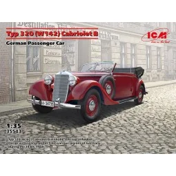 Typ 320 (W142) Cabriolet B, German Passenger Car, 1/35 - ICM 35543