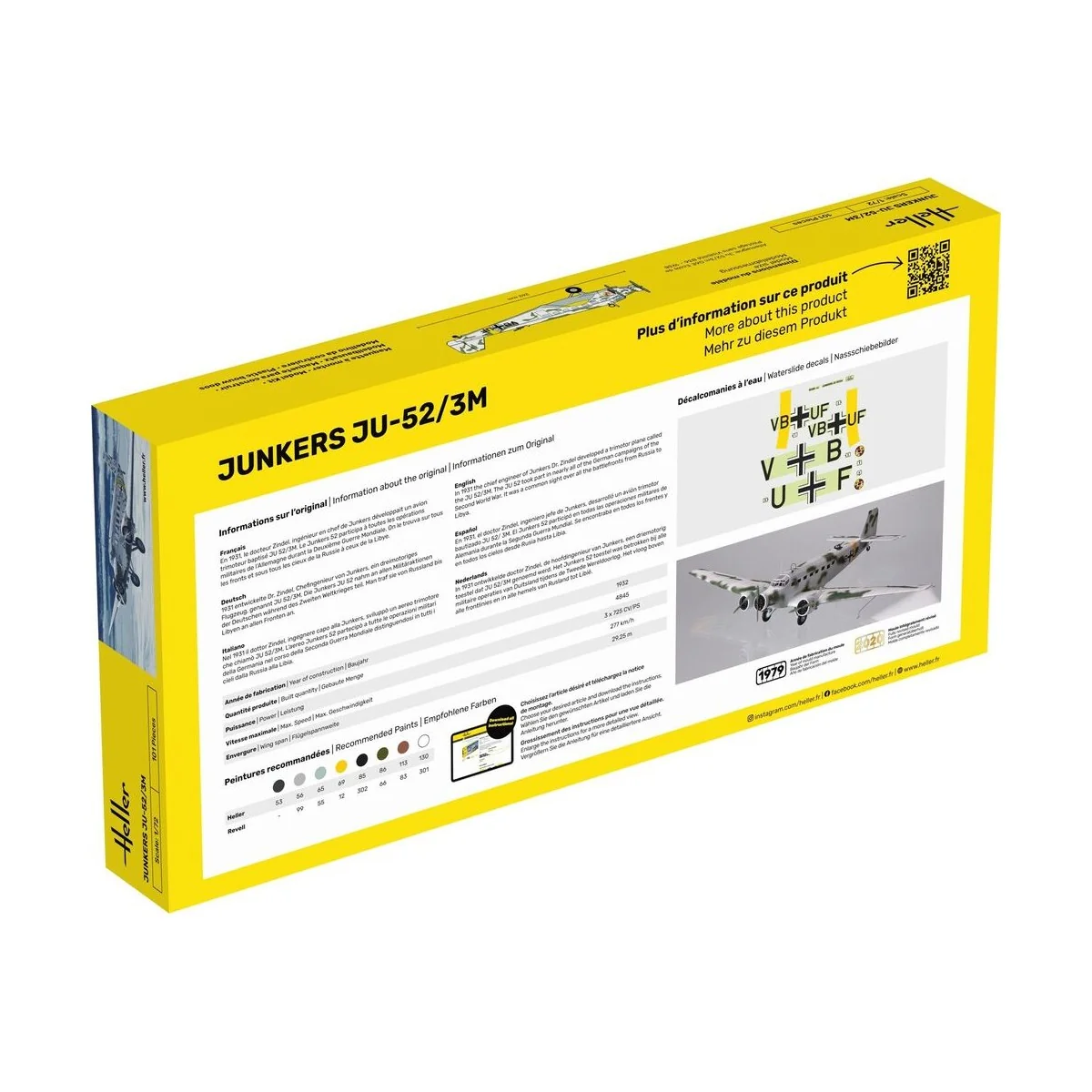 STARTER KIT Ju-52/3m - Heller 56380