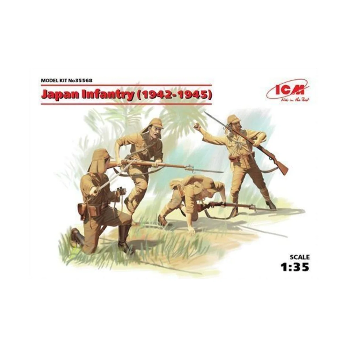 Japan Infantry 1942-1945, 1/35 - ICM 35568 Japan Infantry 1942-1945, 1/35 - ICM 35568