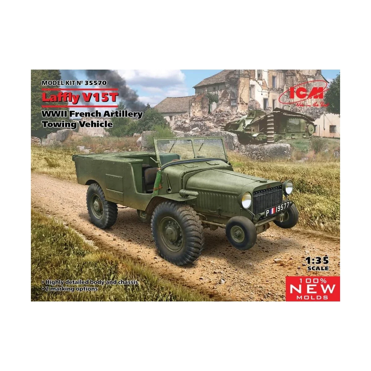 Laffly V15T, WWII French Artillery Towing Vehicle (100% new molds) ...