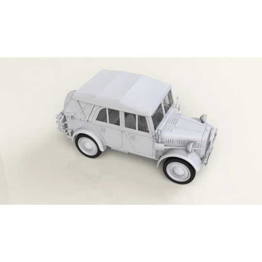 le.gl.Einheitz-Pkw Kfz.1 Soft Top, WWII German Light Personnel Car,...