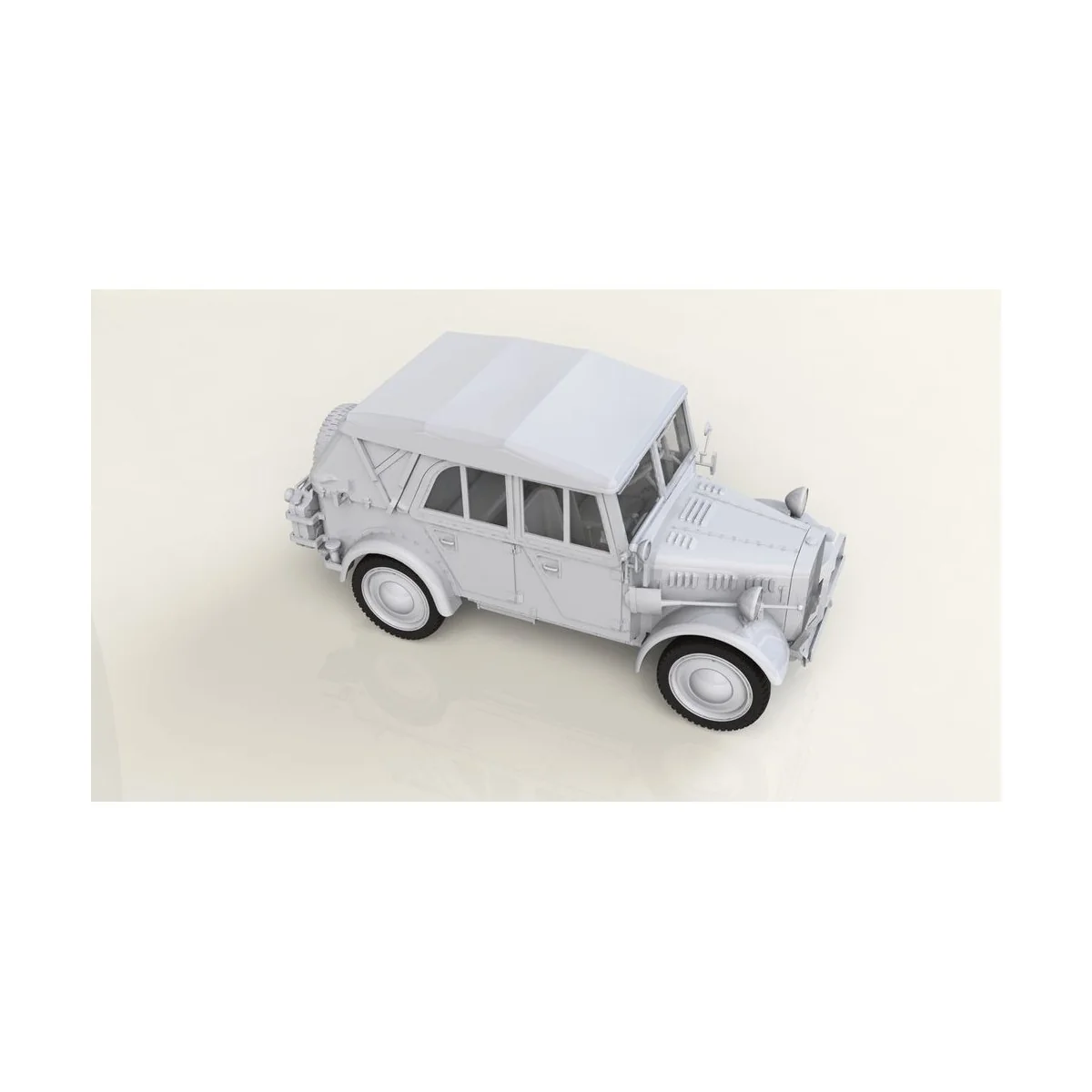 le.gl.Einheitz-Pkw Kfz.1 Soft Top, WWII German Light Personnel Car,...