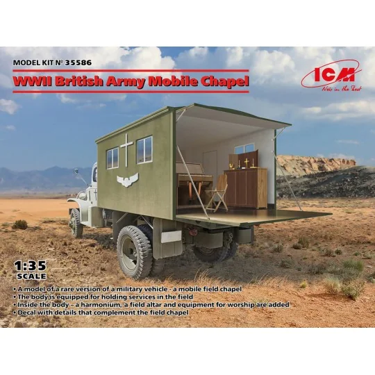 WWII British Army Mobile Chapel, 1/35 - ICM 35586