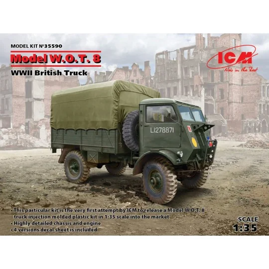 Model W.O.T.8, WWII British Truck, 1/35 - ICM 35590 Model W.O.T.8, WWII British Truck, 1/35 - ICM 35590
