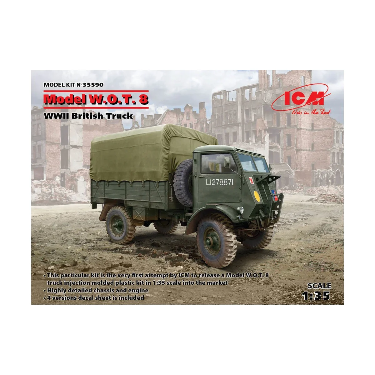 Model W.O.T.8, WWII British Truck - ICM 35590