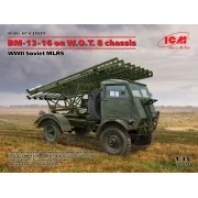 BM-13-16 on W.O.T. 8 chassis, WWII Soviet MLRS - ICM 35591