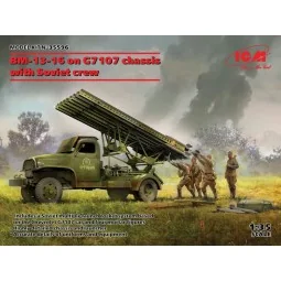 BM-13-16 on G7107 chassis with Soviet crew, 1/35 - ICM 35596