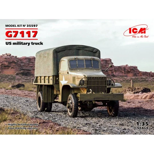 G7117, US military truck - ICM 35597